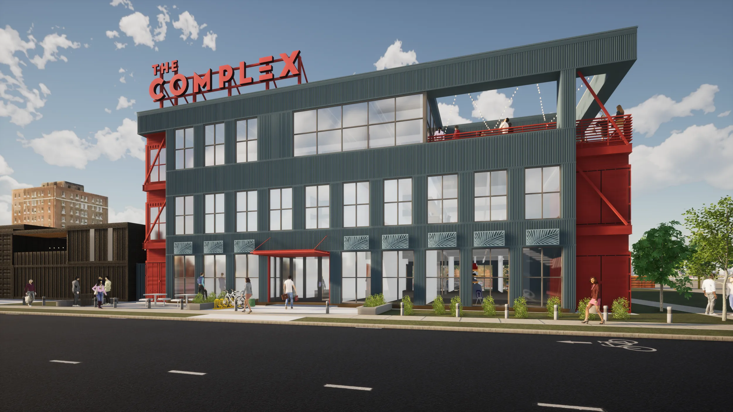 Future Redevelopment - Mixed Use / Retail & Office project by Detroit Rising Development
